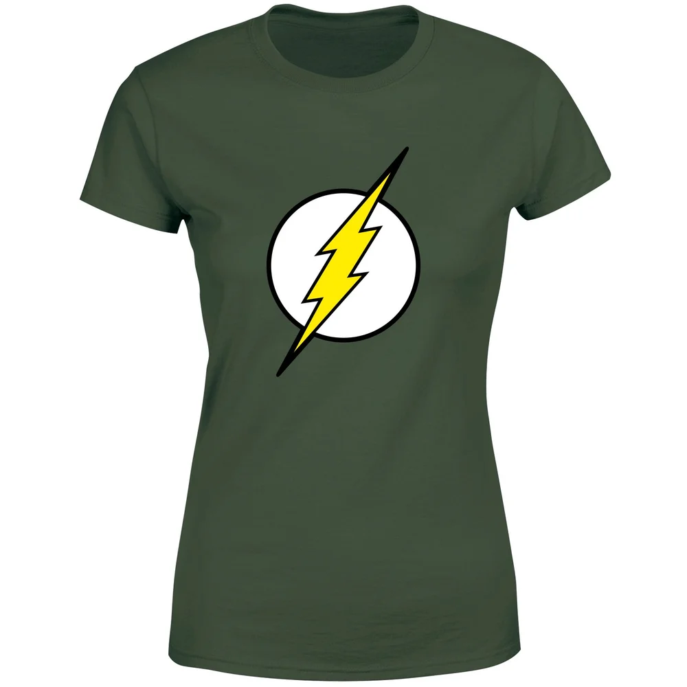 Justice League Flash Logo Women's T-Shirt - Green - XS Bild 1