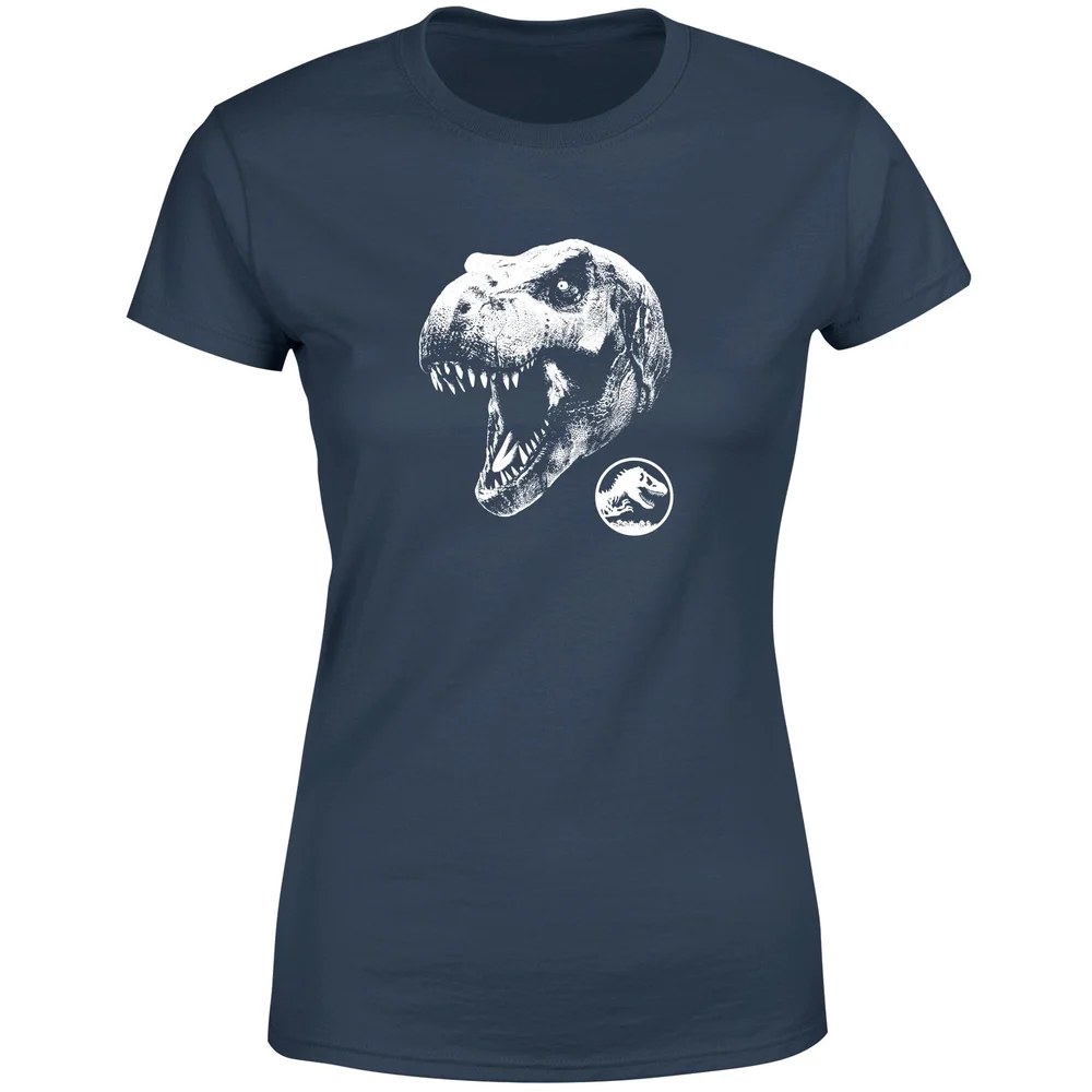 Jurassic Park T Rex Women's T-Shirt - Navy - XS Bild 1