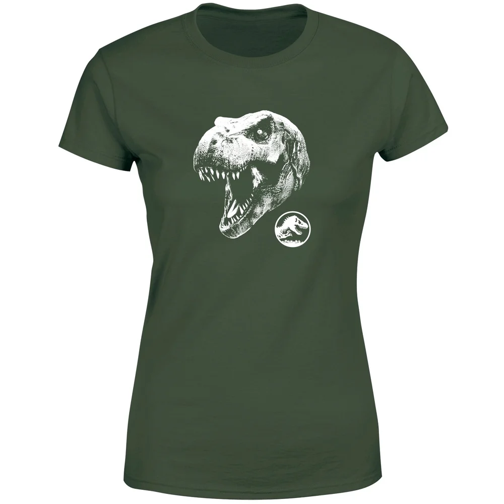 Jurassic Park T Rex Women's T-Shirt - Green - XS Bild 1