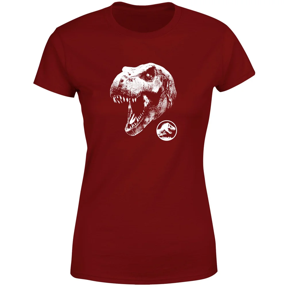 Jurassic Park T Rex Women's T-Shirt - Burgundy - XS Bild 1