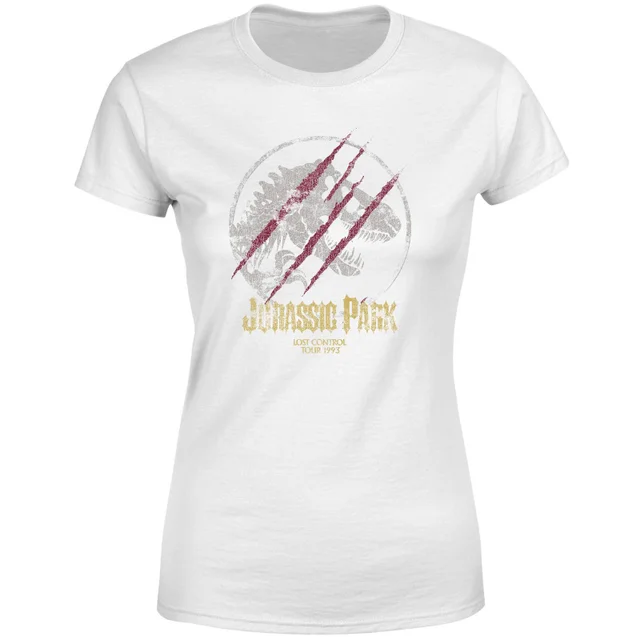 Jurassic Park Lost Control Women's T-Shirt - White