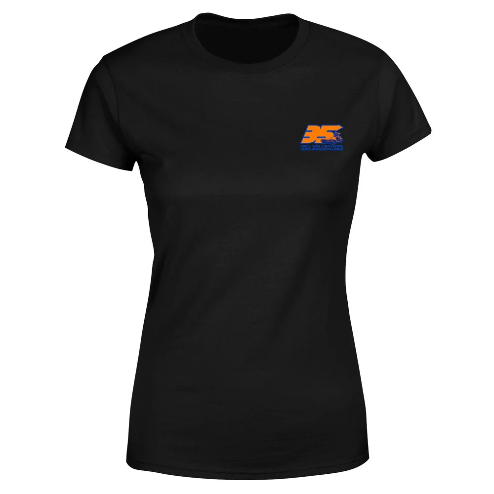 Back To The Future 35 Hill Valley Front Women's T-Shirt - Black - XS Bild 1