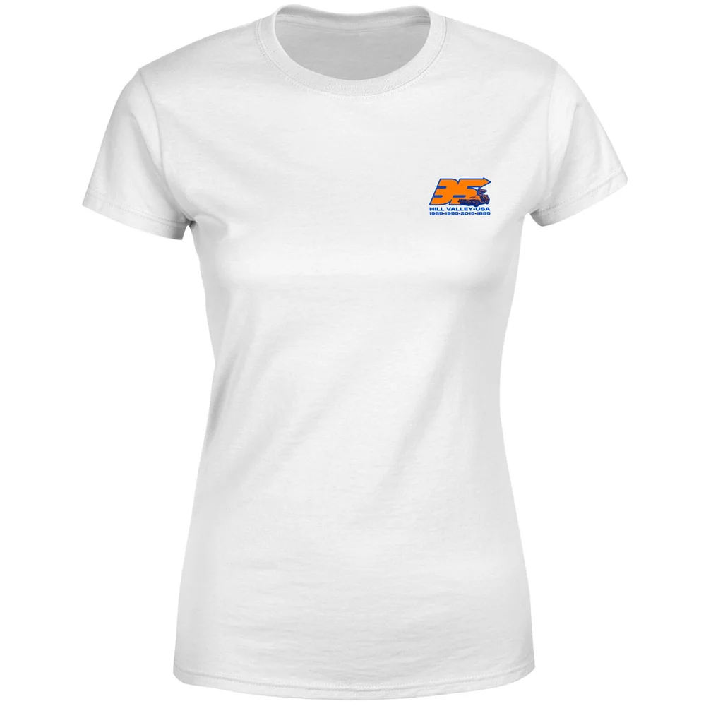 Back To The Future 35 Hill Valley Front Women's T-Shirt - White - XS Bild 1