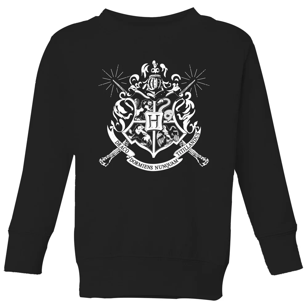 Harry Potter Hogwarts House Crest Kids' Sweatshirt - Black - 3-4 Jahre Bild 1