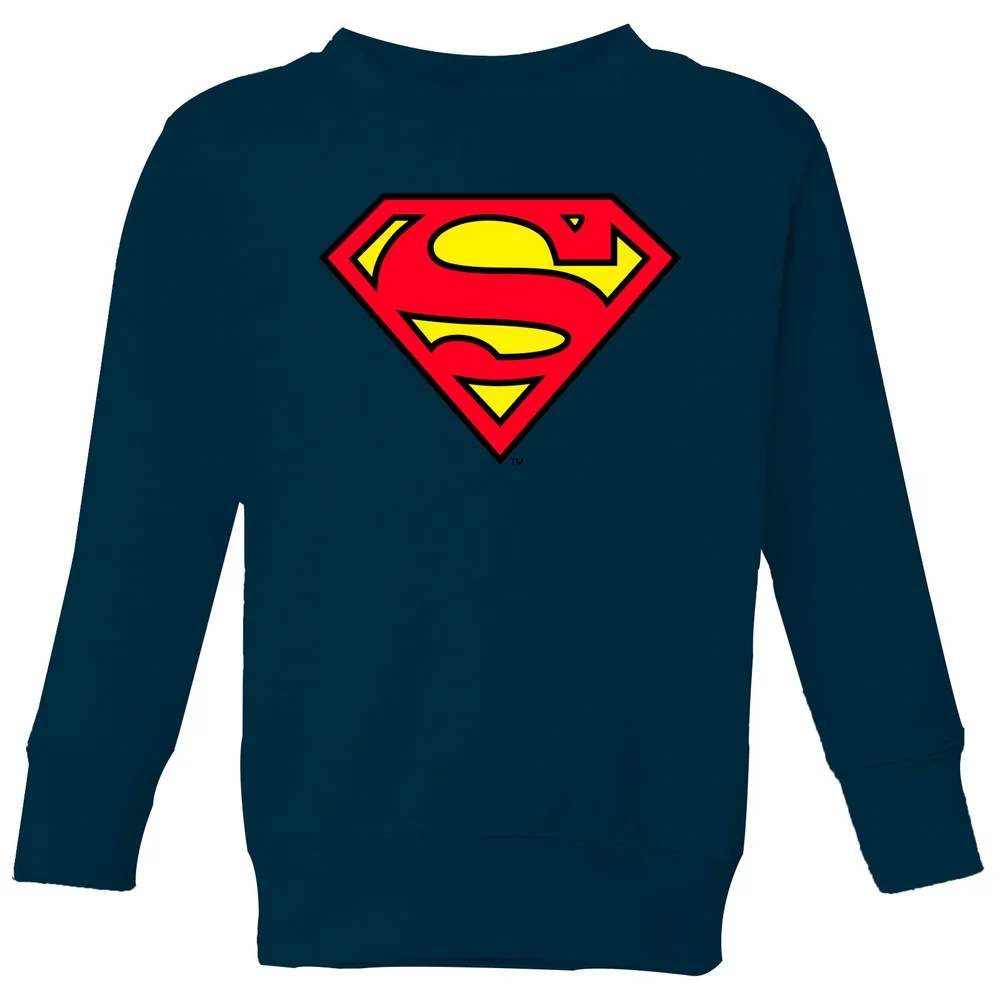 Official Superman Shield Kids' Sweatshirt - Navy - 3-4 Jahre Bild 1