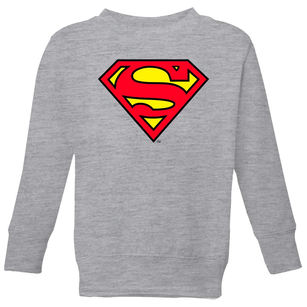 Official Superman Shield Kids' Sweatshirt - Grey - 3-4 Jahre Bild 1