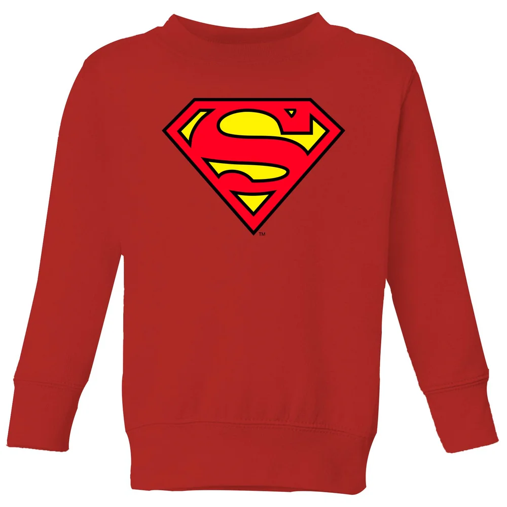 Official Superman Shield Kids' Sweatshirt - Red - 3-4 Jahre Bild 1