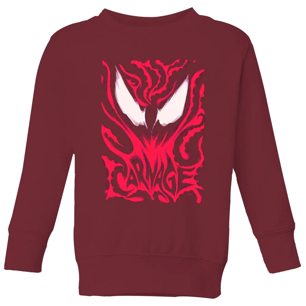 Venom Carnage Kids' Sweatshirt - Burgundy - 3-4 Jahre Bild 1
