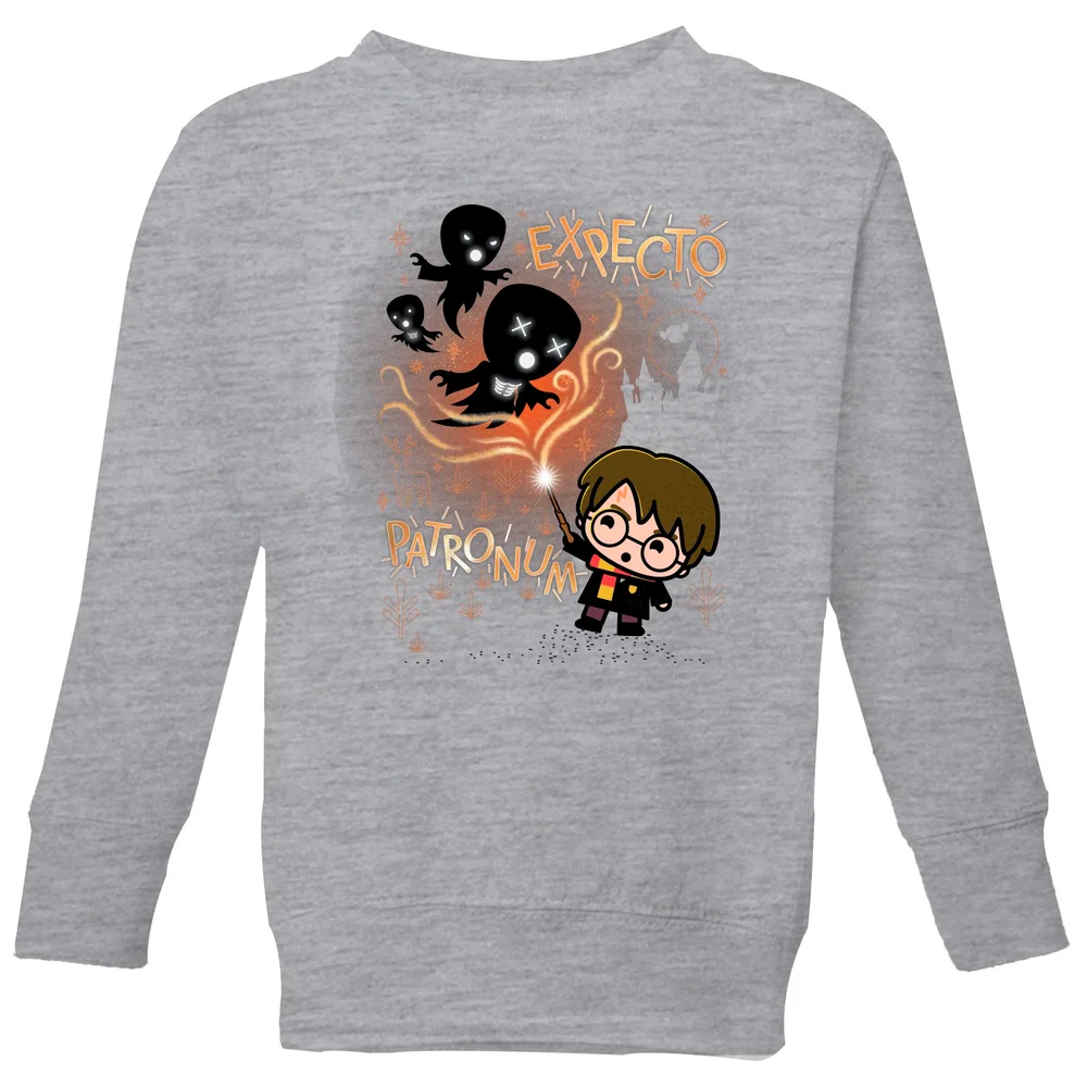 Harry Potter Kids Expecto Patronum Kids' Sweatshirt - Grey - 11-12 Jahre Bild 1