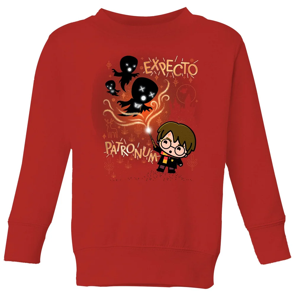 Harry Potter Kids Expecto Patronum Kids' Sweatshirt - Red - 3-4 Jahre Bild 1