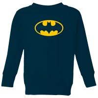 Justice League Batman Logo Kids' Sweatshirt - Navy - undefined undefined