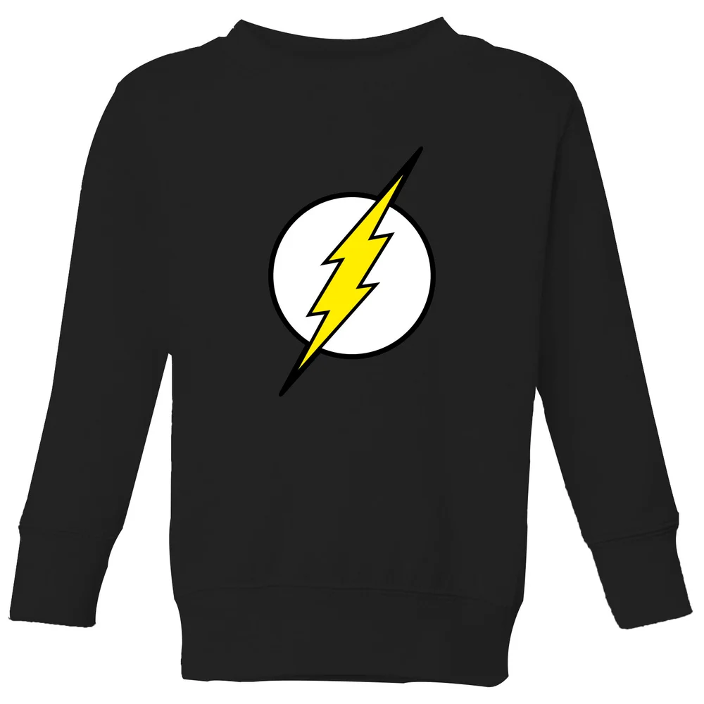 Justice League Flash Logo Kids' Sweatshirt - Black - 3-4 Jahre Bild 1