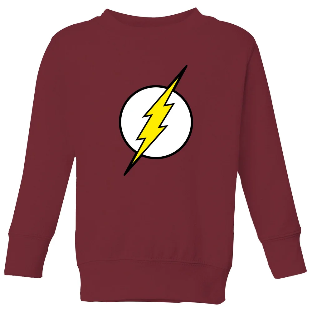 Justice League Flash Logo Kids' Sweatshirt - Burgundy - 3-4 Jahre Bild 1