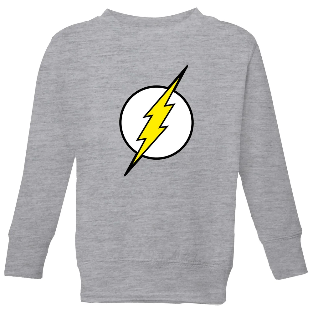 Justice League Flash Logo Kids' Sweatshirt - Grey - 3-4 Jahre Bild 1