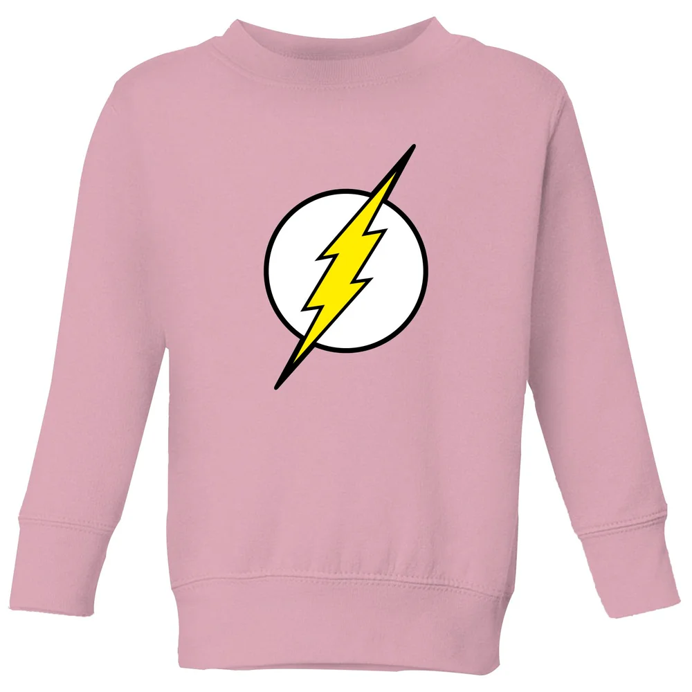 Justice League Flash Logo Kids' Sweatshirt - Baby Pink - 3-4 Jahre Bild 1