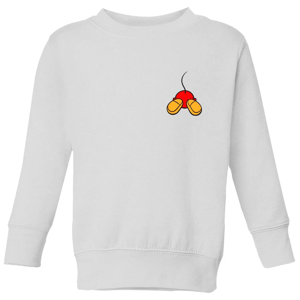 Disney Mickey Mouse Backside Kids' Sweatshirt - White - 3-4 Jahre Bild 1