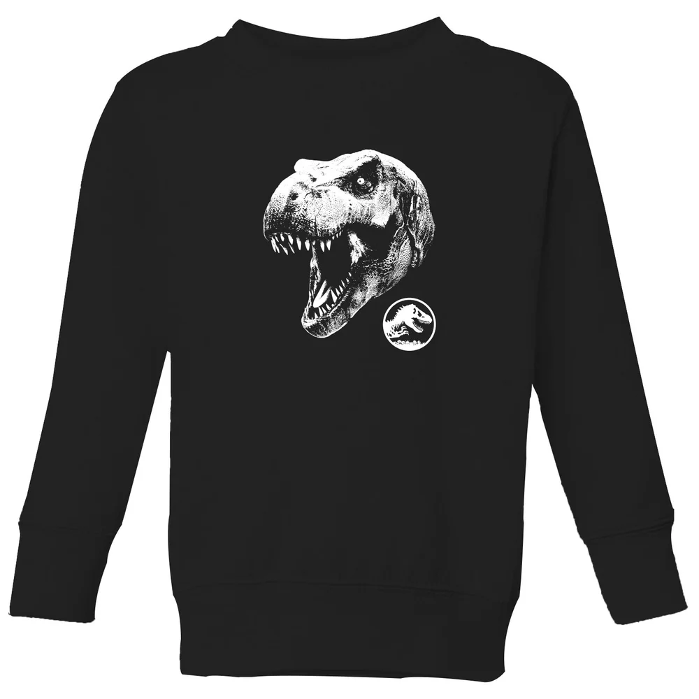 Jurassic Park T Rex Kids' Sweatshirt - Black - 3-4 Jahre Bild 1