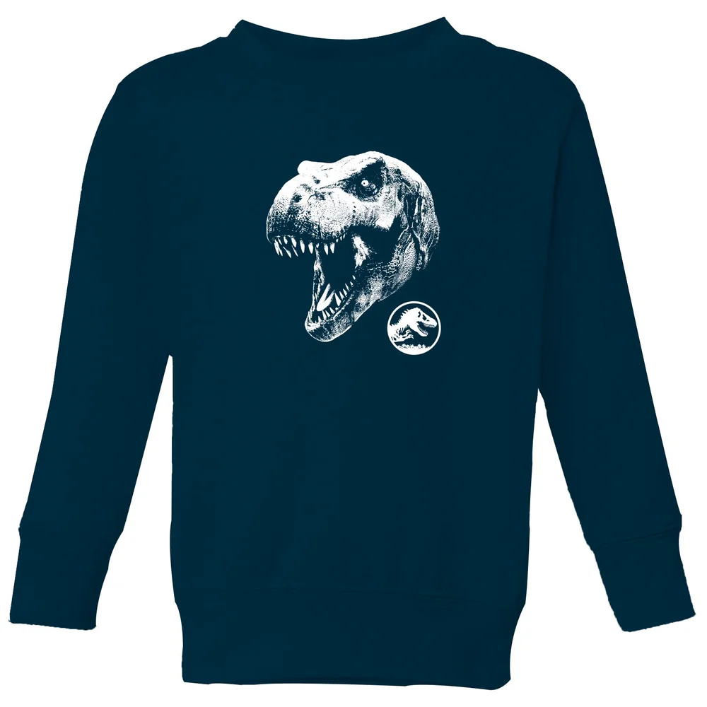 Jurassic Park T Rex Kids' Sweatshirt - Navy - 3-4 Jahre Bild 1