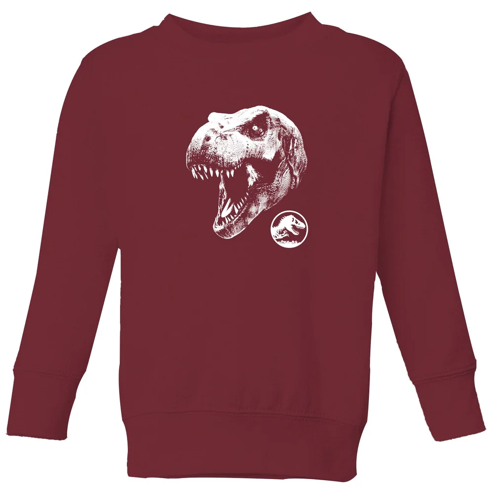 Jurassic Park T Rex Kids' Sweatshirt - Burgundy - 3-4 Jahre Bild 1
