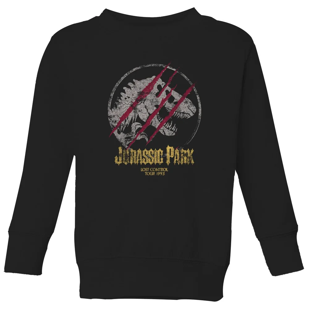 Jurassic Park Lost Control Kids' Sweatshirt - Black - 3-4 Jahre Bild 1