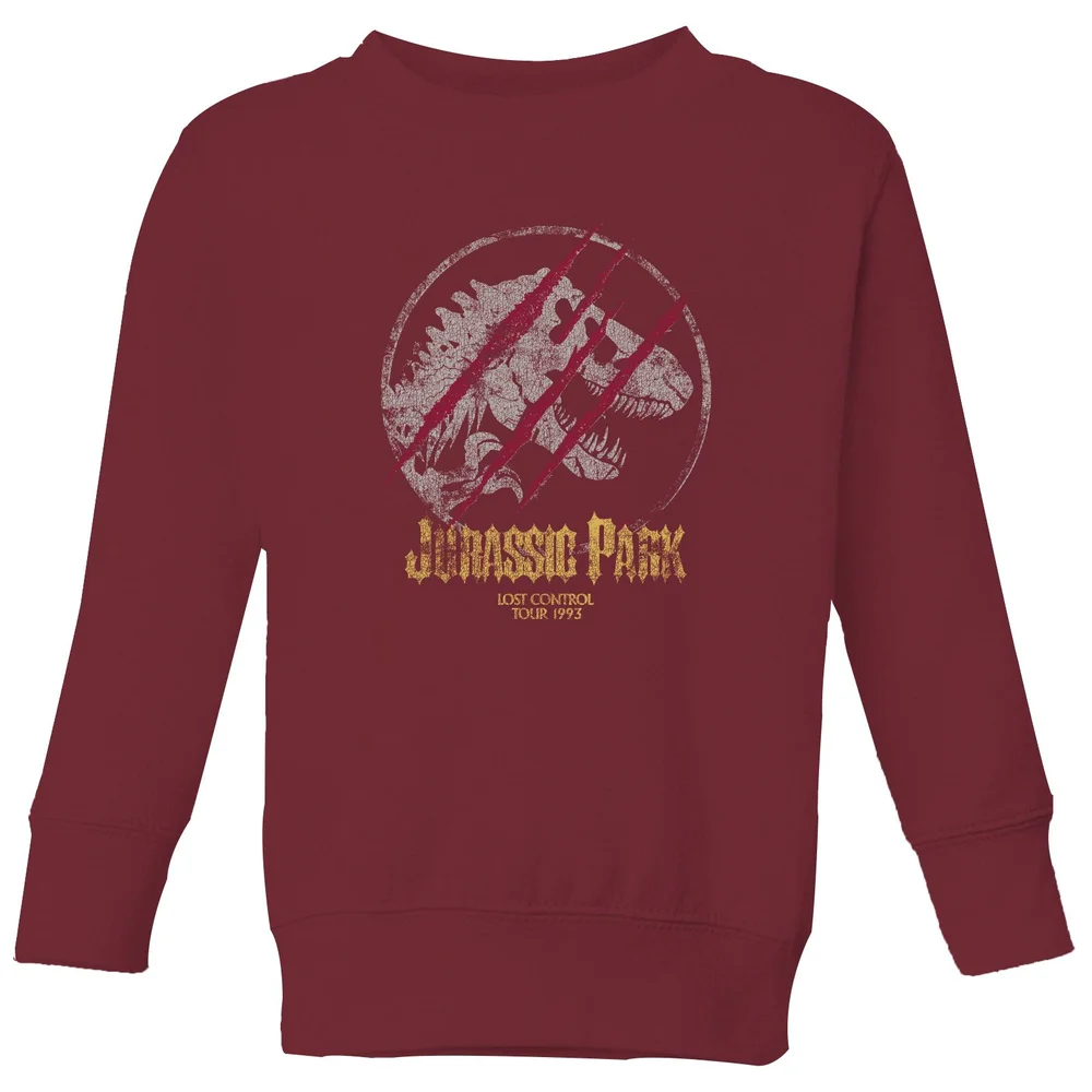 Jurassic Park Lost Control Kids' Sweatshirt - Burgundy - 3-4 Jahre Bild 1
