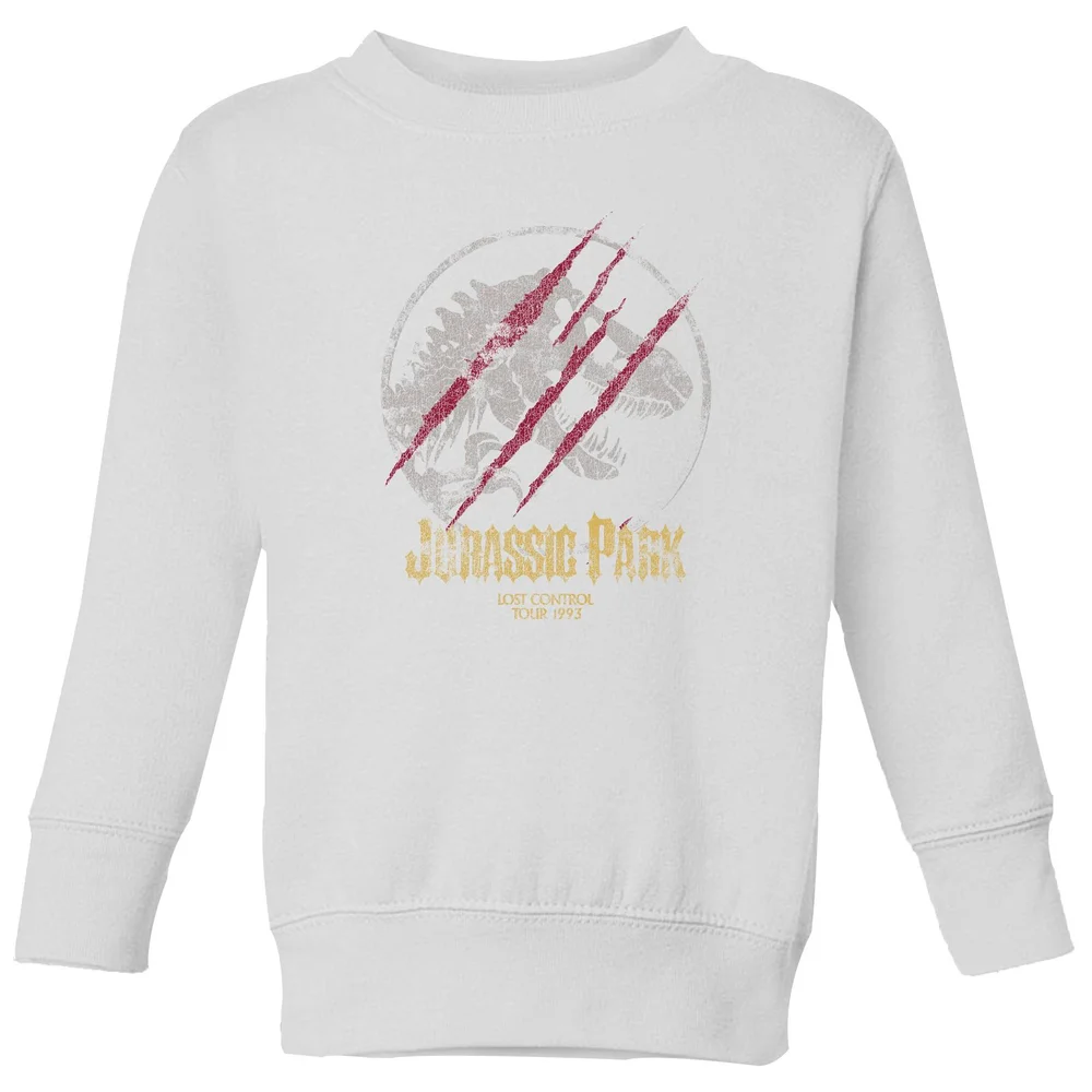 Jurassic Park Lost Control Kids' Sweatshirt - White - 3-4 Jahre Bild 1
