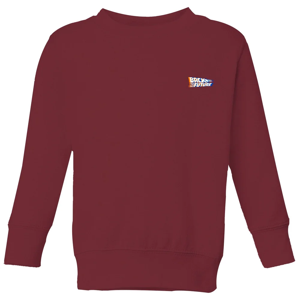 Back To The Future Kids' Sweatshirt - Burgundy - 9-10 Jahre Bild 1