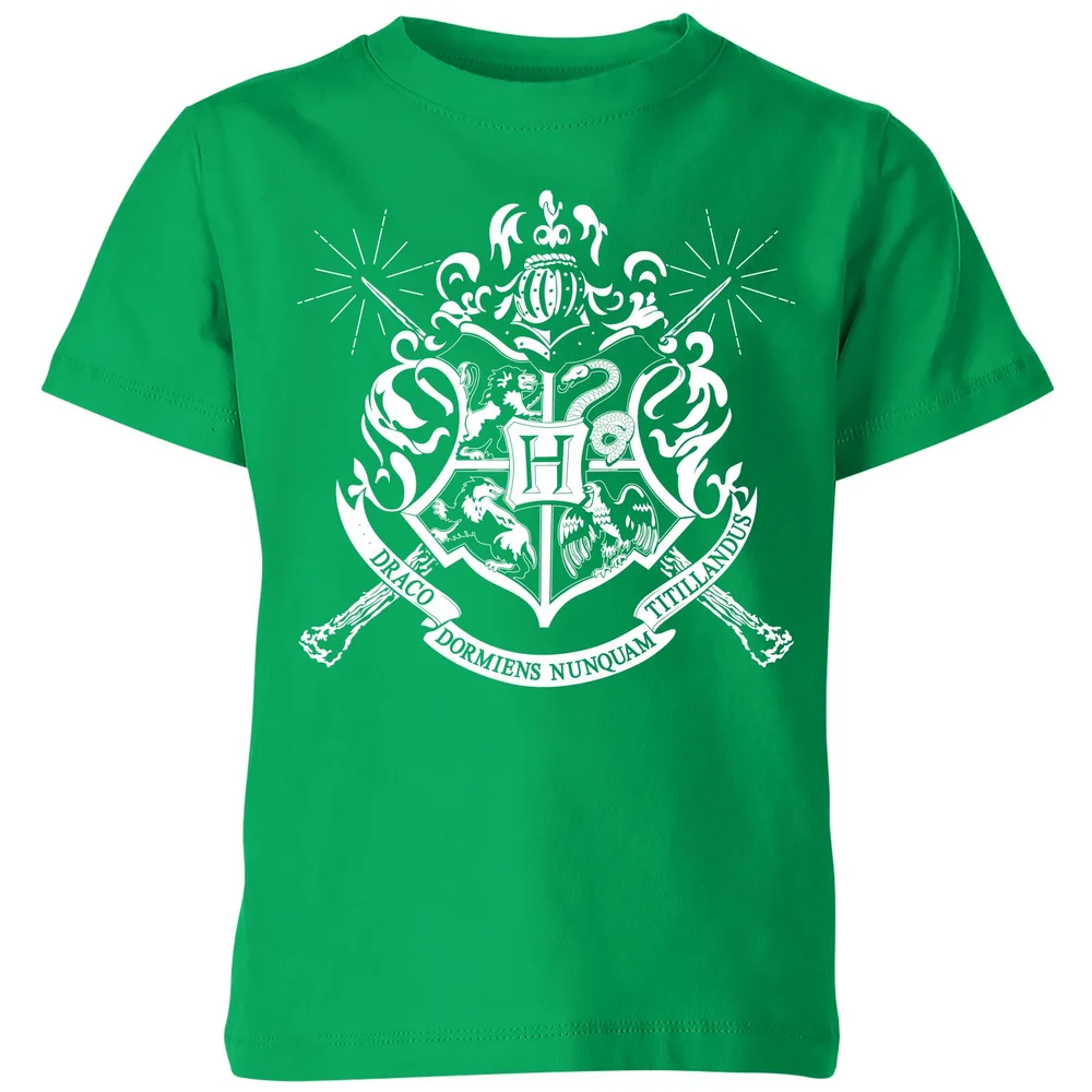 Harry Potter Hogwarts House Crest Kids' T-Shirt - Green - 3-4 Jahre Bild 1