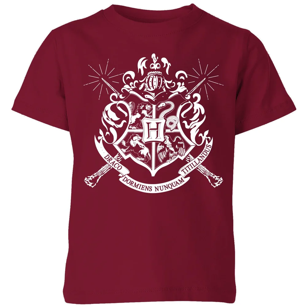 Harry Potter Hogwarts House Crest Kids' T-Shirt - Burgundy - 3-4 Jahre Bild 1