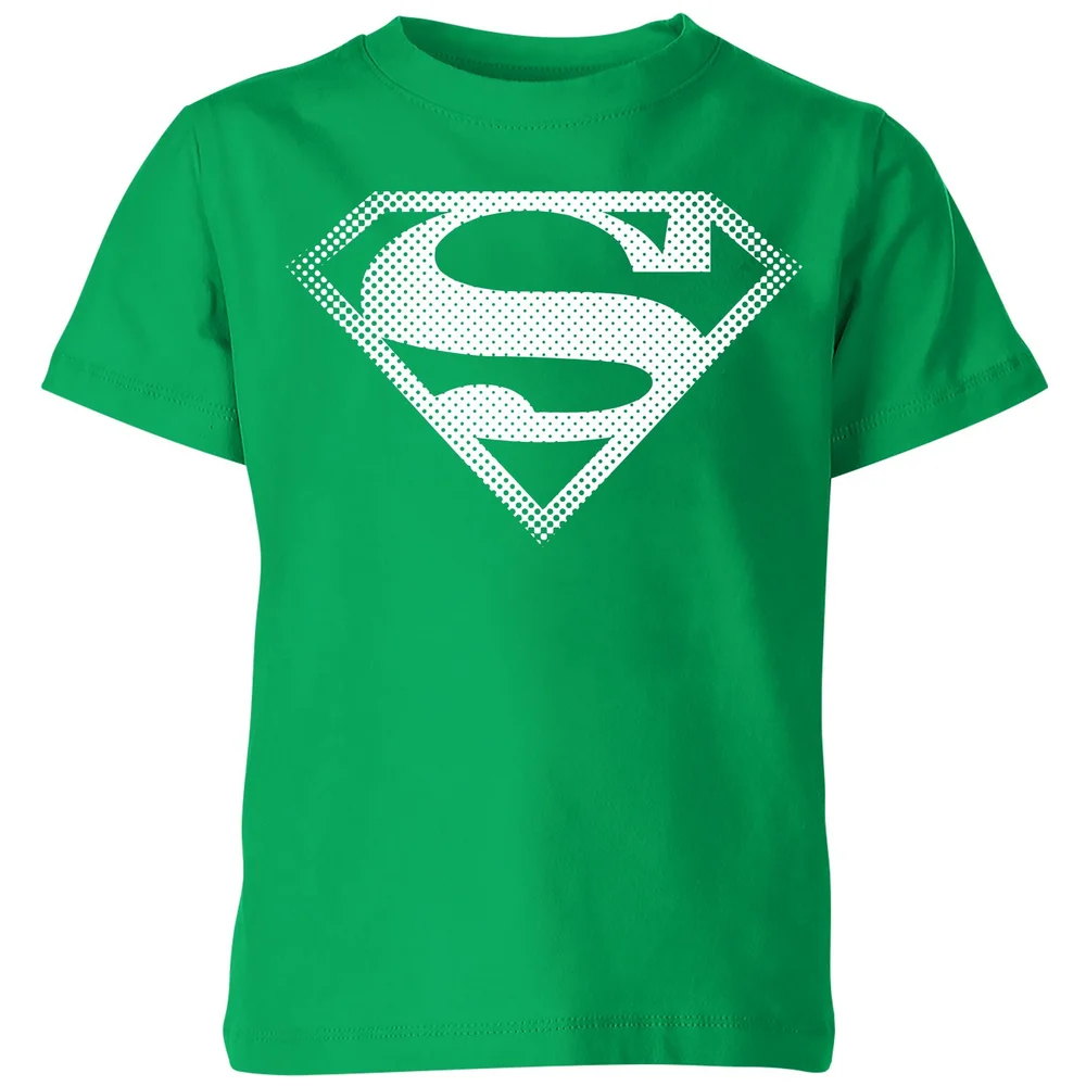 Superman Spot Logo Kids' T-Shirt - Green - 3-4 Jahre Bild 1
