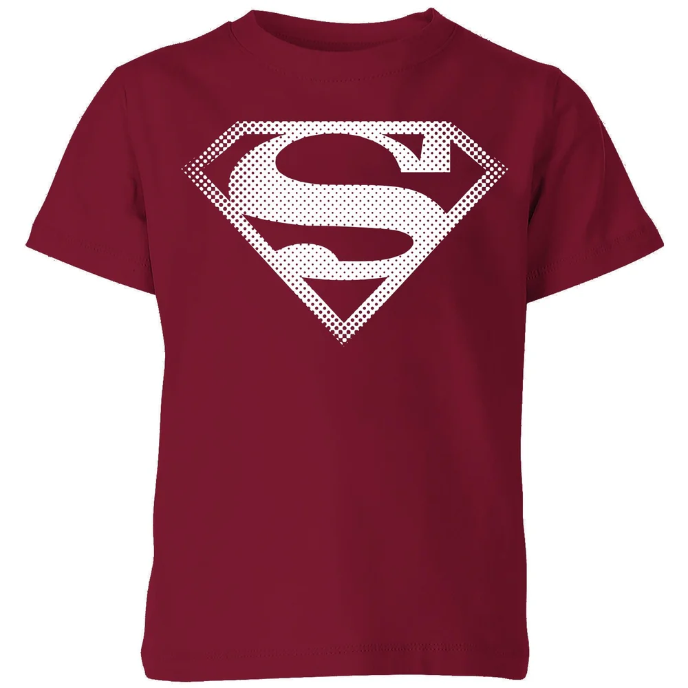 Superman Spot Logo Kids' T-Shirt - Burgundy - 3-4 Jahre Bild 1