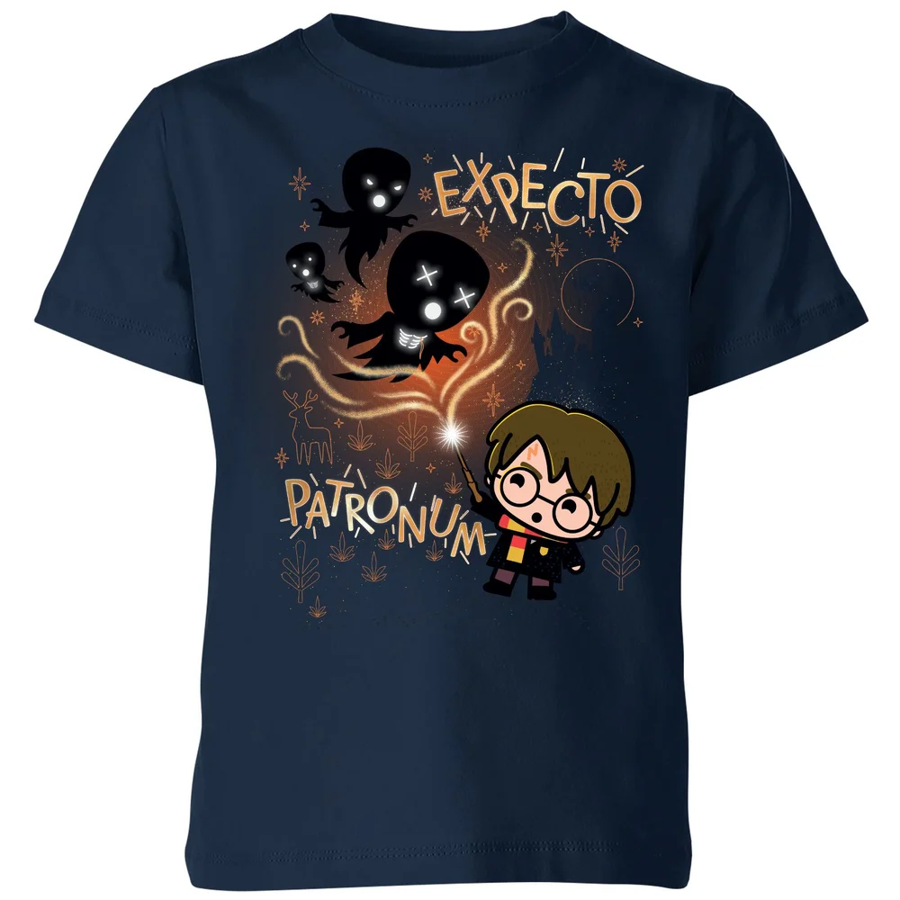 Harry Potter Kids Expecto Patronum Kids' T-Shirt - Navy - 3-4 Jahre Bild 1