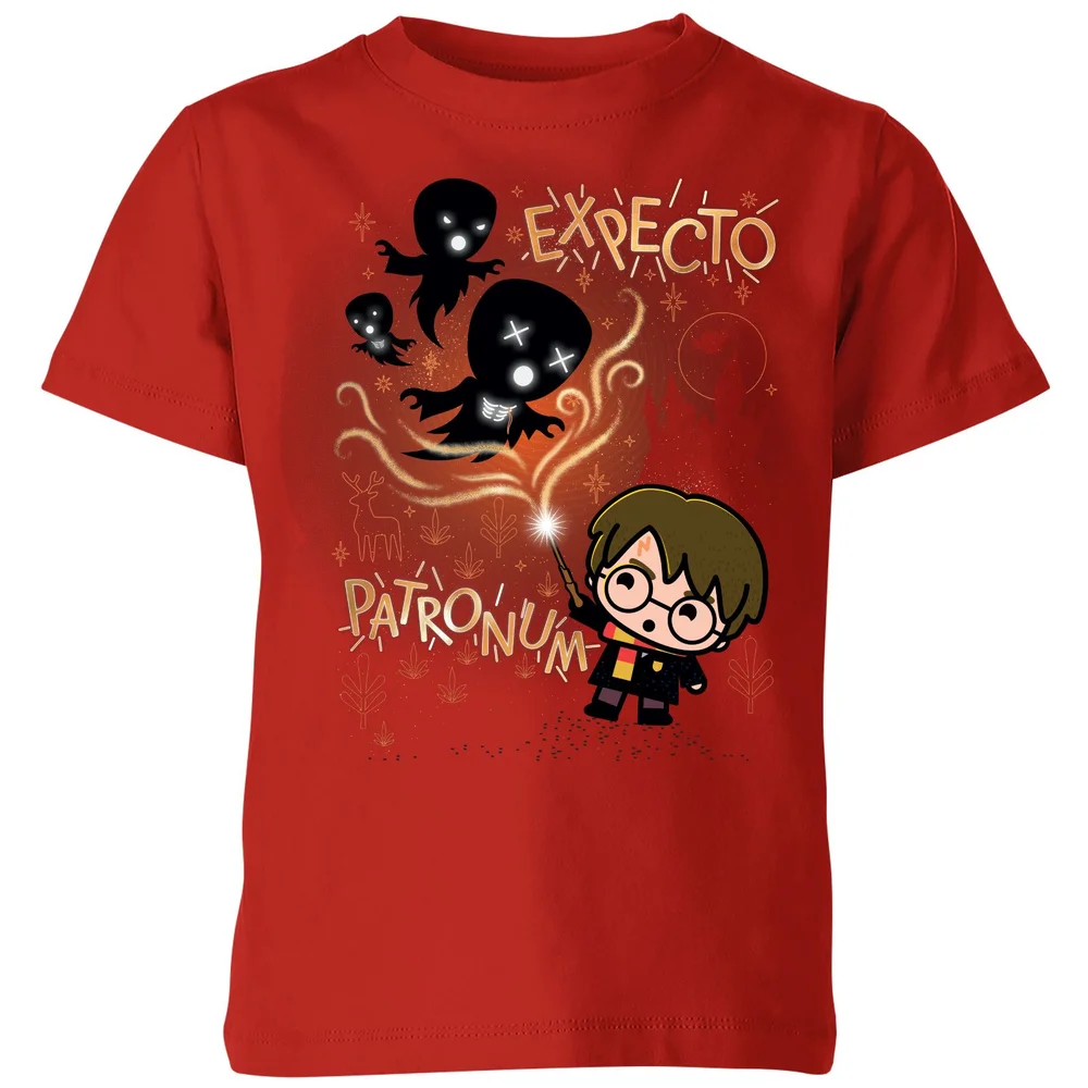 Harry Potter Kids Expecto Patronum Kids' T-Shirt - Red - 3-4 Jahre Bild 1