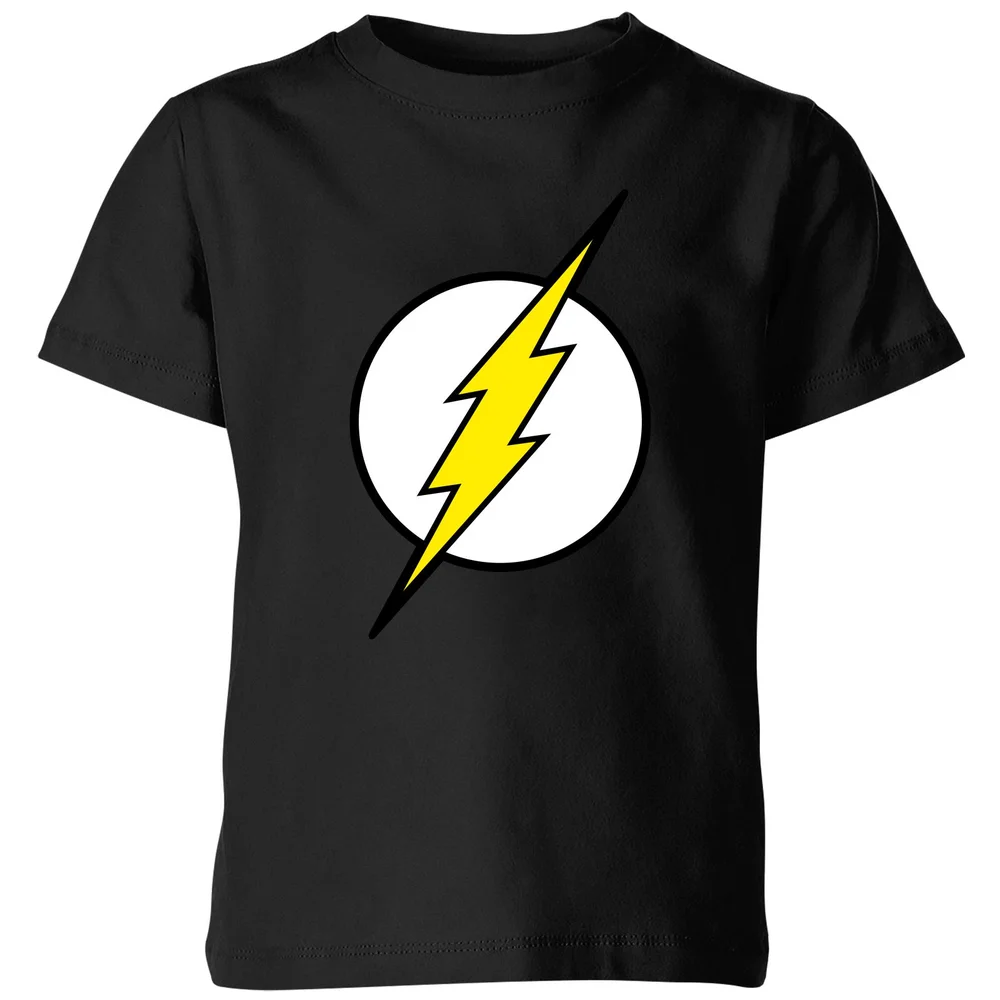 Justice League Flash Logo Kids' T-Shirt - Black - 3-4 Jahre Bild 1