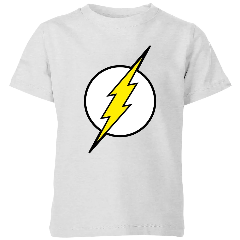 Justice League Flash Logo Kids' T-Shirt - Grey - 3-4 Jahre Bild 1