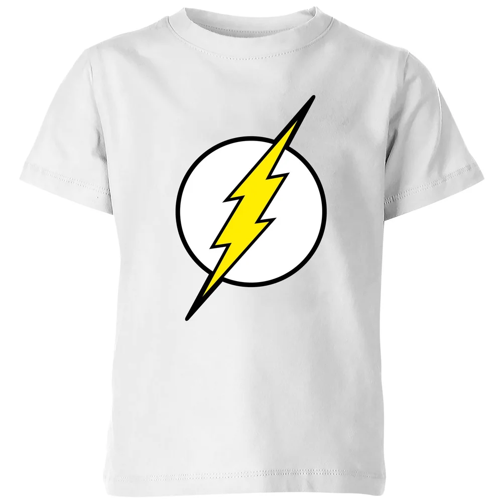 Justice League Flash Logo Kids' T-Shirt - White - 3-4 Jahre Bild 1