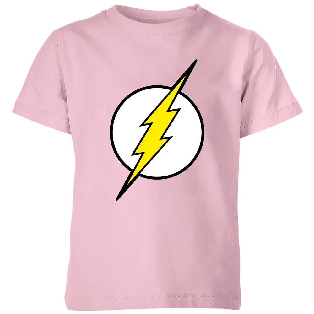 Justice League Flash Logo Kids' T-Shirt - Baby Pink - 3-4 Jahre Bild 1