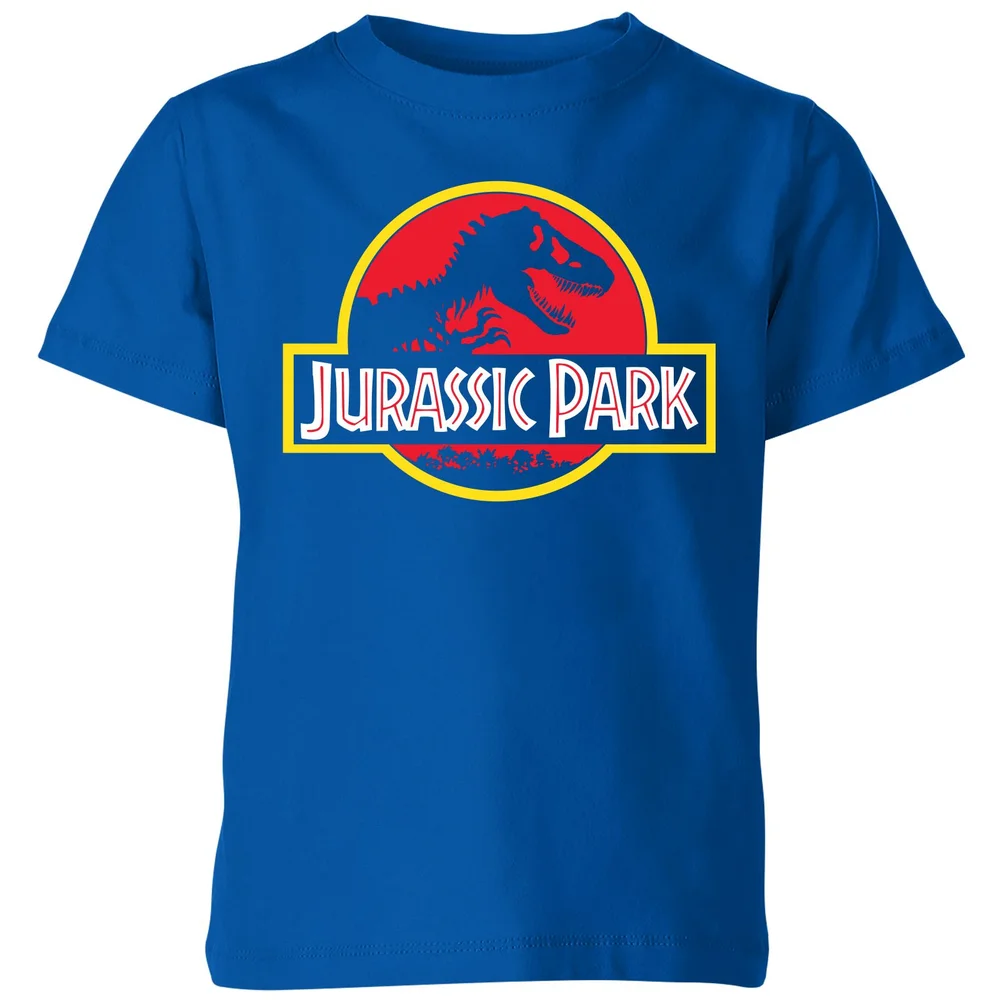 Jurassic Park Logo Kids' T-Shirt - Blue - 3-4 Jahre Bild 1