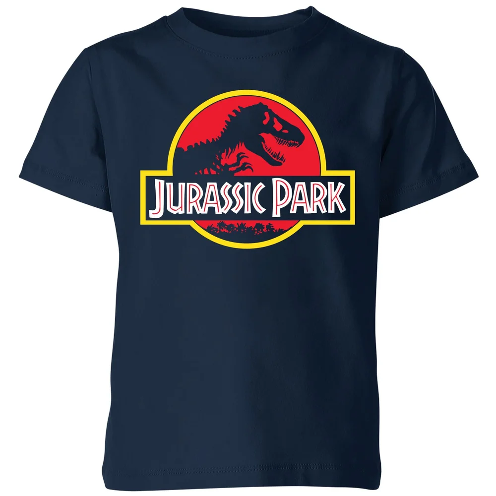 Jurassic Park Logo Kids' T-Shirt - Navy - 3-4 Jahre Bild 1
