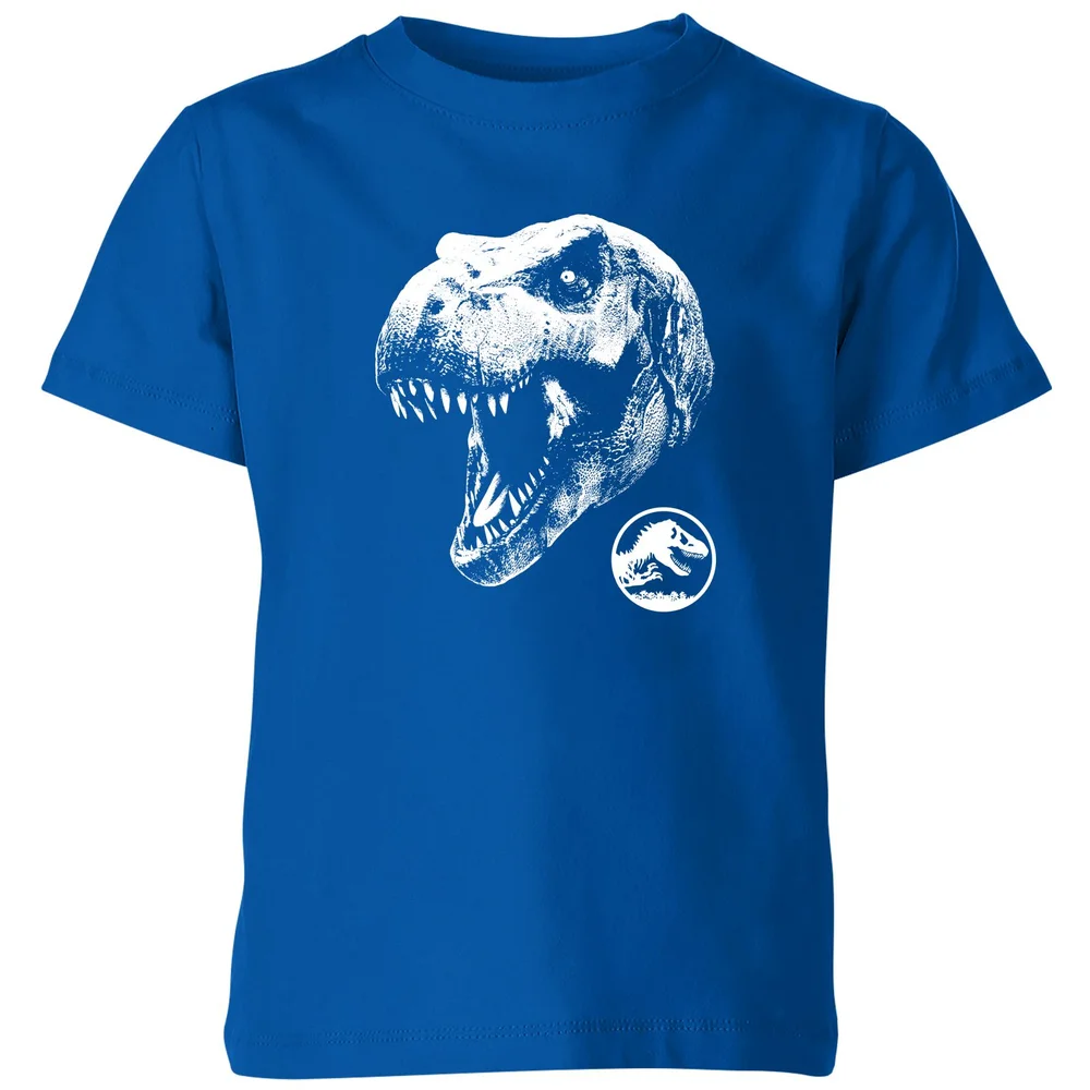 Jurassic Park T Rex Kids' T-Shirt - Blue - 3-4 Jahre Bild 1