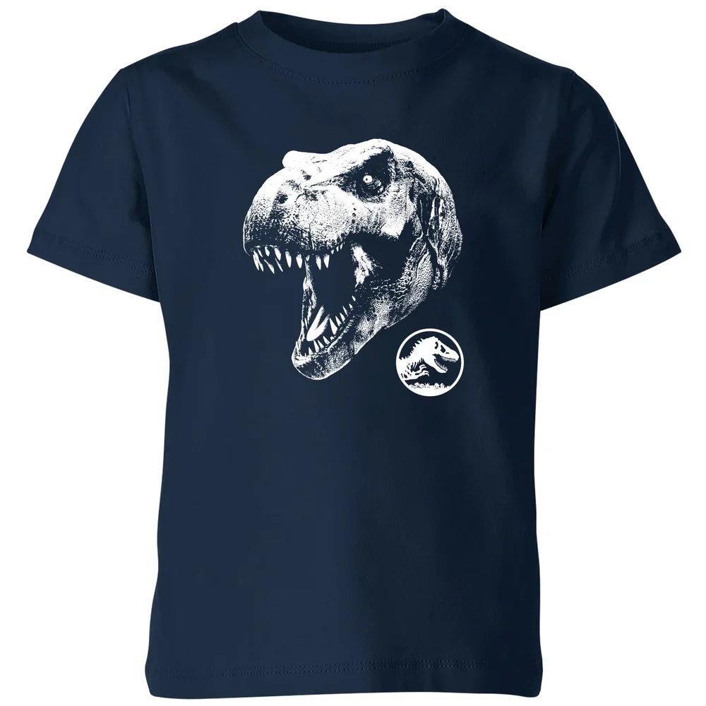 Jurassic Park T Rex Kids' T-Shirt - Navy - 3-4 Jahre Bild 1