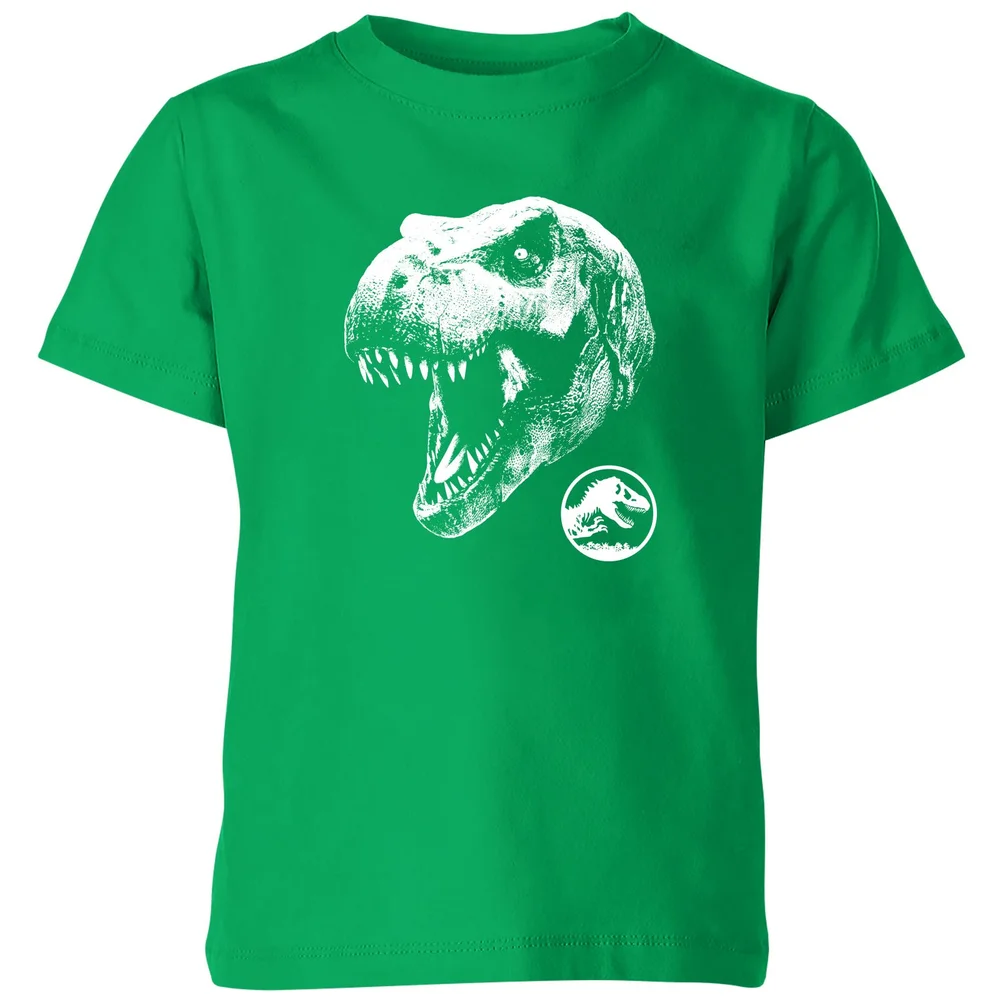 Jurassic Park T Rex Kids' T-Shirt - Green - 3-4 Jahre Bild 1