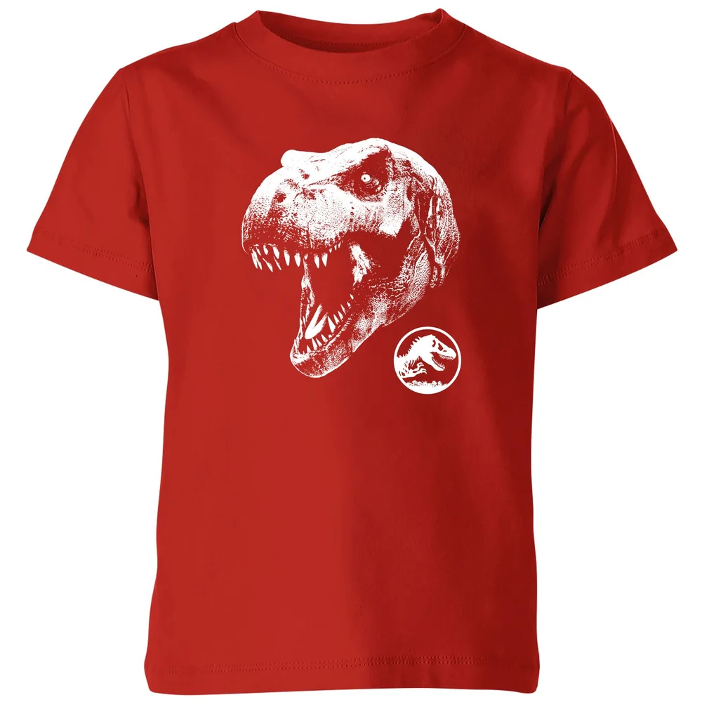 Jurassic Park T Rex Kids' T-Shirt - Red - 3-4 Jahre Bild 1