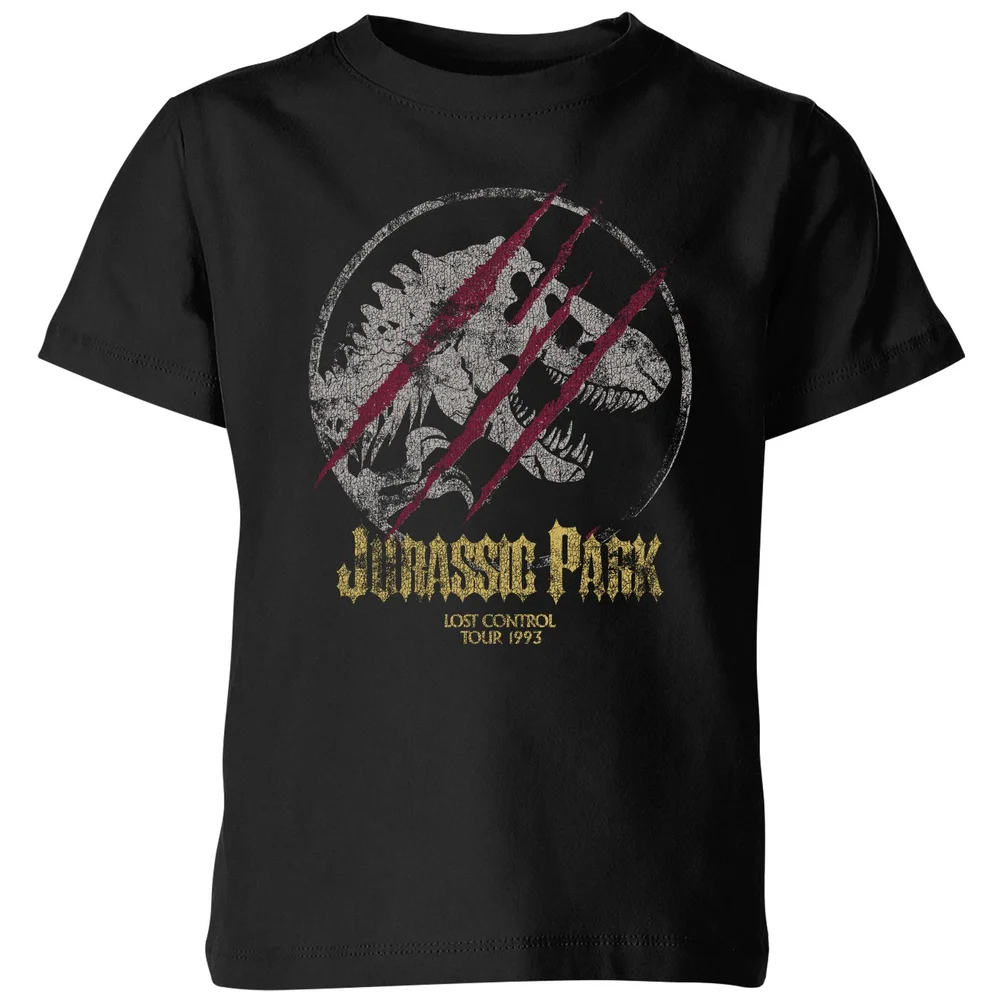 Jurassic Park Lost Control Kids' T-Shirt - Black - 3-4 Jahre Bild 1
