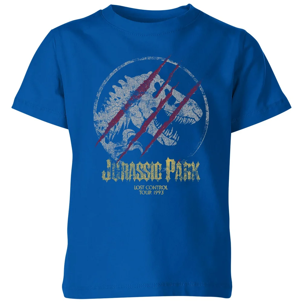 Jurassic Park Lost Control Kids' T-Shirt - Blue - 3-4 Jahre Bild 1