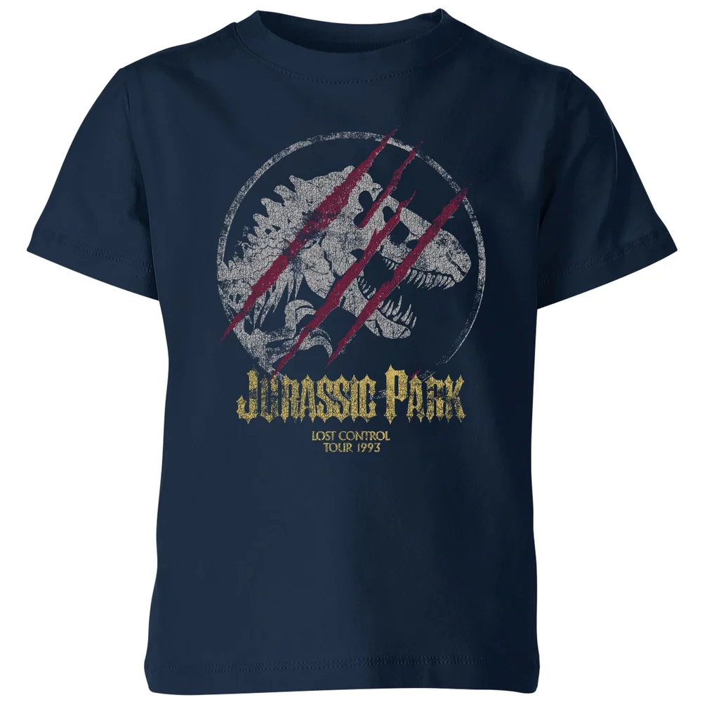 Jurassic Park Lost Control Kids' T-Shirt - Navy - 3-4 Jahre Bild 1