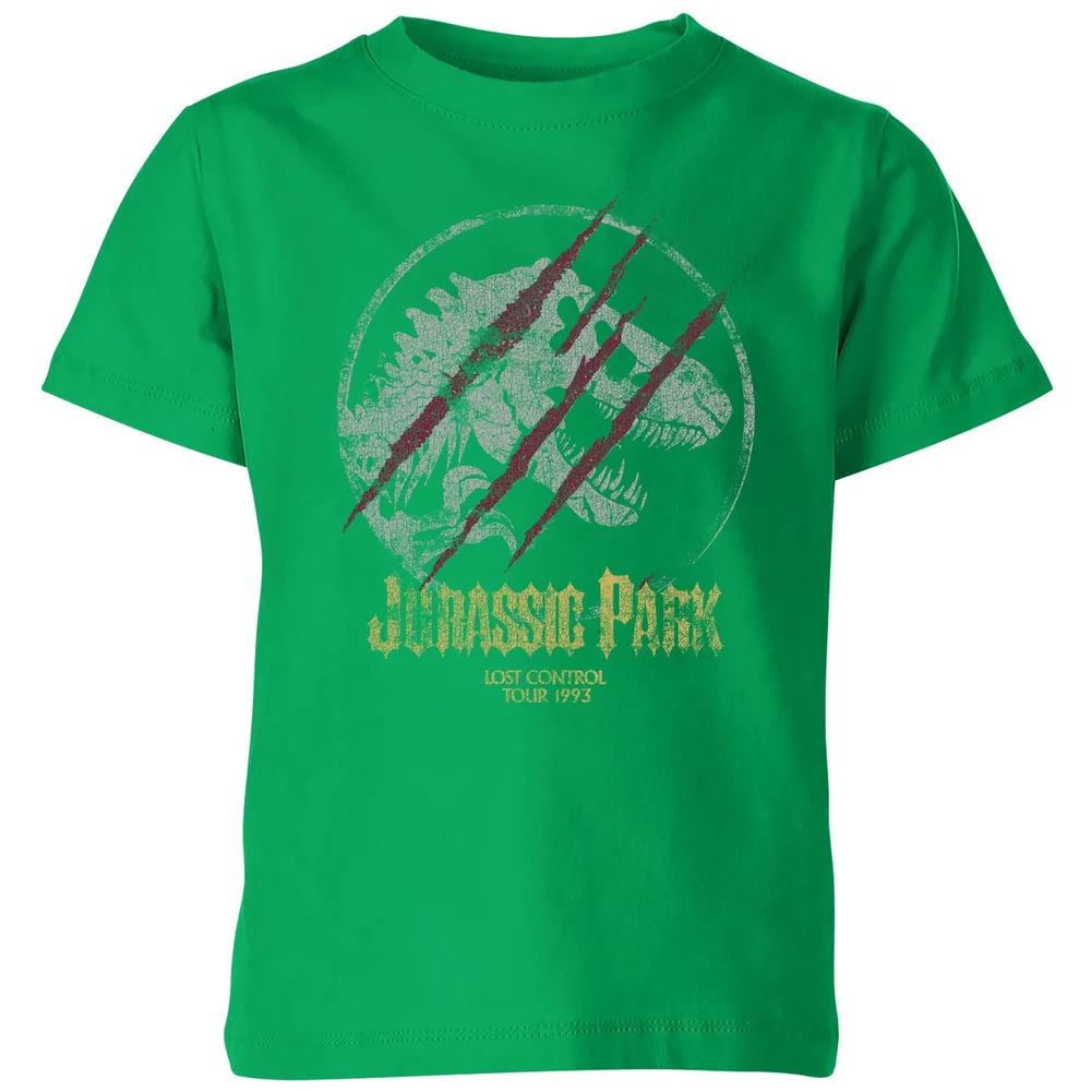 Jurassic Park Lost Control Kids' T-Shirt - Green - 3-4 Jahre Bild 1