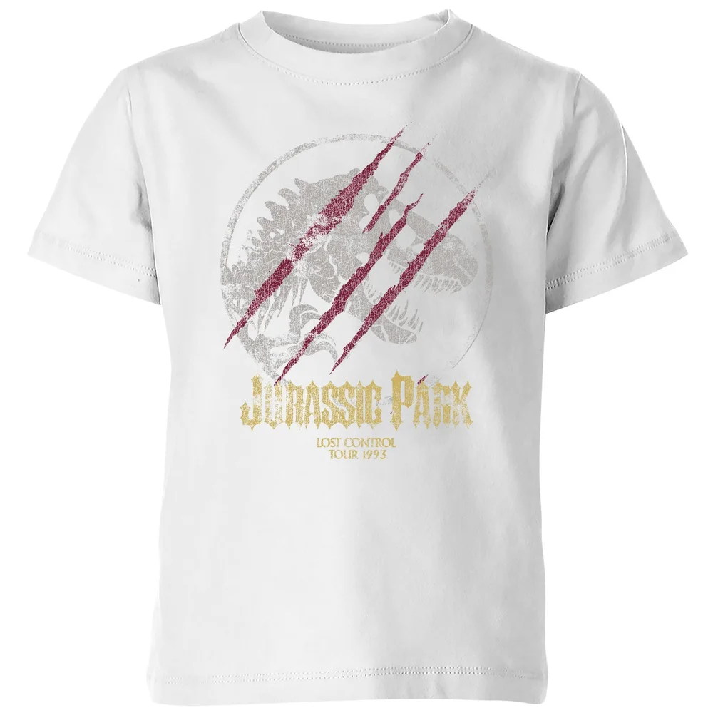 Jurassic Park Lost Control Kids' T-Shirt - White - 3-4 Jahre Bild 1