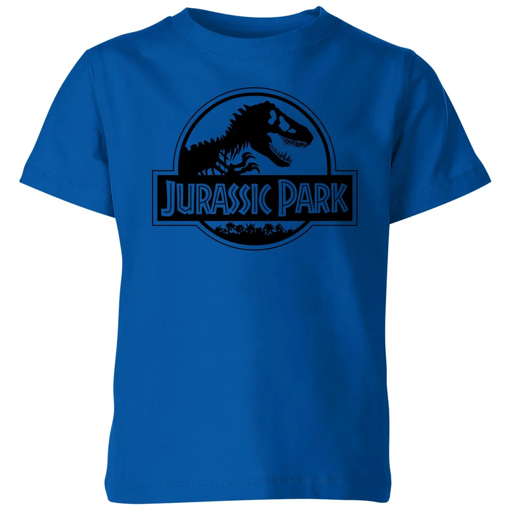 Jurassic Park Logo Kids' T-Shirt - Blue - 3-4 Jahre Bild 1
