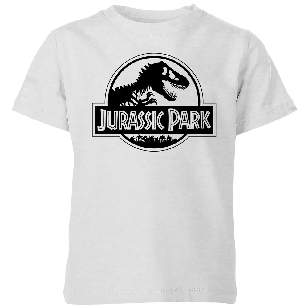 Jurassic Park Logo Kids' T-Shirt - Grey - 3-4 Jahre Bild 1